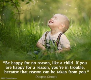 Be happy for no reason